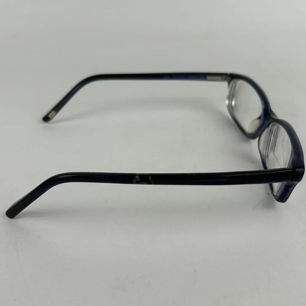 Jones New York J739 Eyeglasses Women Blue Black Plastic Frame Full Rim 51 15 140